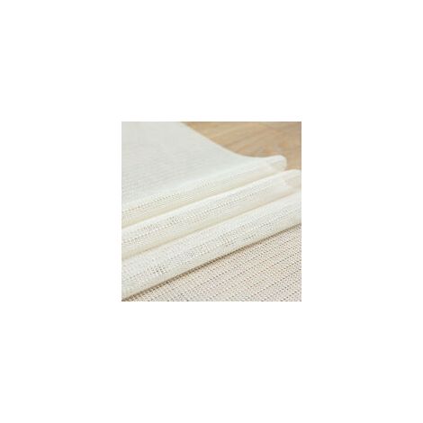 Alfombrilla antideslizante color blanco roto, 150 x 200 mm, protector de moqueta - Crezuo
