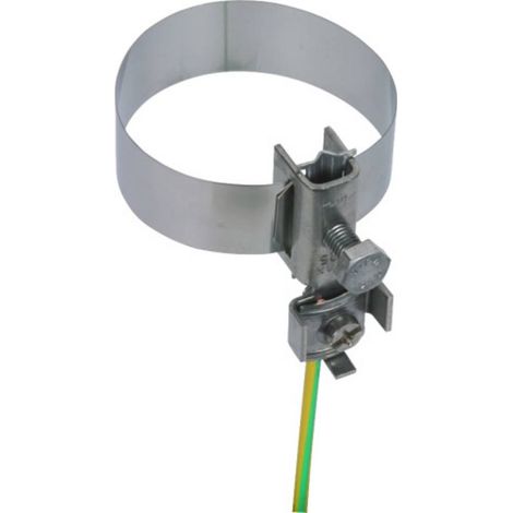 Collier de mise à la terre Dehn 540910 acier inoxydable réglable