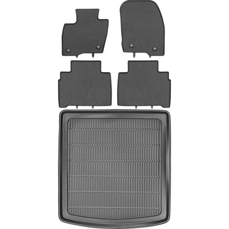 Juego de alfombrillas de goma para coche y alfombrilla para maletero para Ford S-Max II VAN a partir de 2015. (1/5)