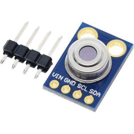 Module Capteur Température MLX90614 - 1 Unité - Infrarouge Sans Contact - Interface I2C - Pour Arduino Et MCU - Plage -70 À 380 Degrés (1/5)