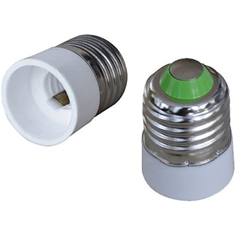 ADATTATORE PORTALAMPADA da spina E27 a presa E14