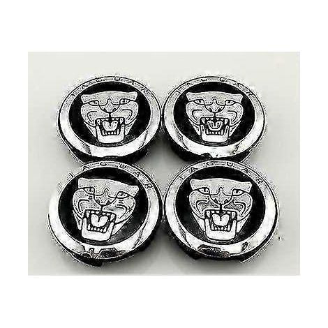 Lot de 4 enjoliveurs pour Jaguar XJ, XF, XK et X-TYPE - Enjoliveurs de roue de tuning Jaguar - Housses de pneus (1/4)
