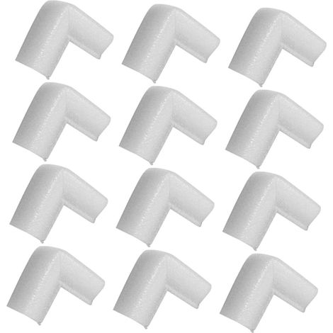 50 protège-coins pour meubles, mousse, blanc, pour armoires (1/5)