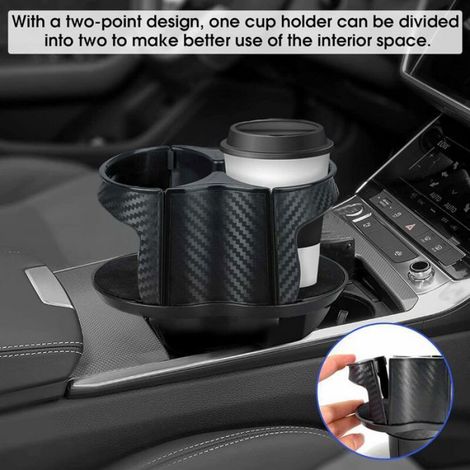 Porte-Gobelet Voiture - 2 en 1 Réglable - Pour Automobile Golf Bateau Moto Camion - 1 Pièce (1/5)