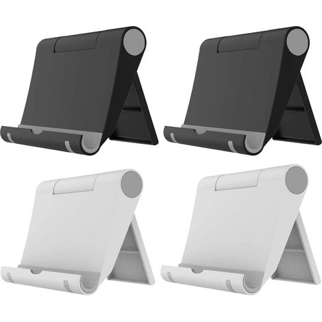 4 Pieces Phone Holder Desk Adjustable Foldable Phone Stand Holder for 4-9 inch iPhone 14 13 12 11 Mini Pro Max X XS XR 8 7 Galaxy S21 S20 S9 S8 Note 20 Redmi Note 10 Pro (1/5)