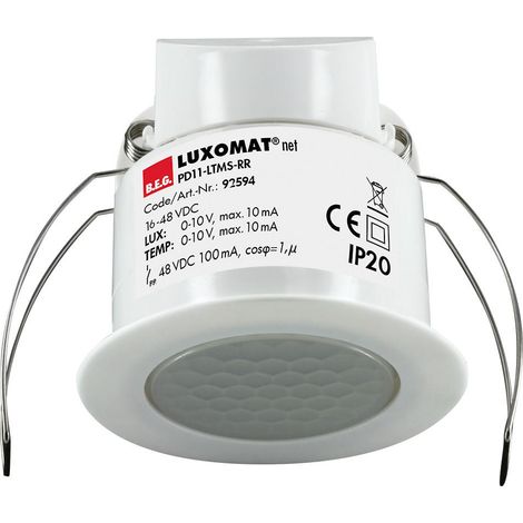 PD11-LTMS-RR-FP capteur ultra plat multifonctionnel faux plafond LUXOMATnet 92594 (1/2)