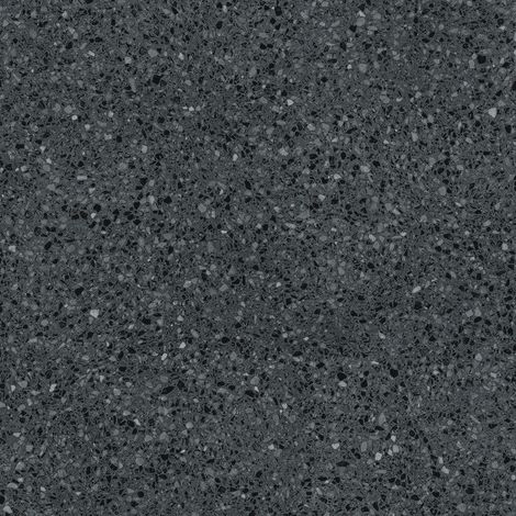 Carrelage sol / mur effet terrazzo 80x80 cm NIZA-R Negro (vendu par boite de 1,28 m2) (1/4)