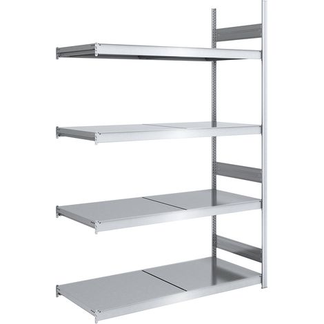 hofe, Rayonnage emboîtable extra-large avec tablettes en acier, (1/2)
