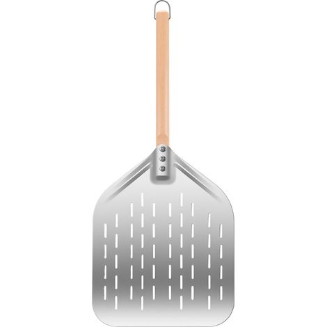 Pelle À Pizza Perforée 40 X 30 cm, Longueur 74 cm - 1 Pièce (1/5)