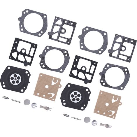 Kit de Réparation Carburateur pour Tondeuse à Gazon, 2 Sets pour Walbro K24‑hda, Pièces de Rebuild Moteur (1/5)