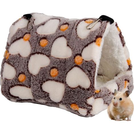1 sac de couchage en coton pour planeur de sucre - Motif cœur café - 161316 (1/5)