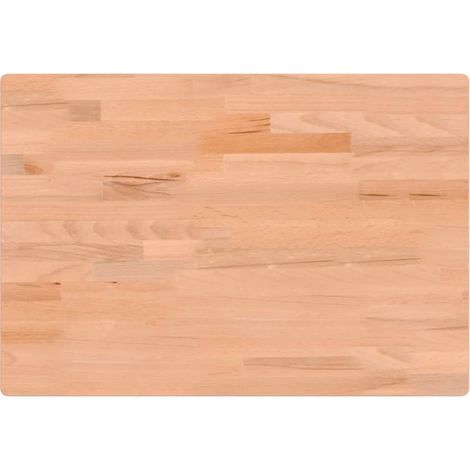 Dessus de plan de travail 80x55x2,5 bois massif de hêtre (1/5)