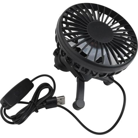 Ventilateur de tableau bord USB pour voiture - Tête unique (1/5)