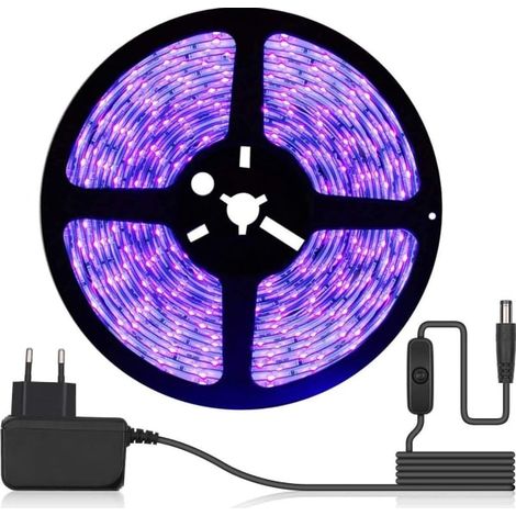Bande LED UV de 5 m, 300 LED auto-adhésives (1/5)