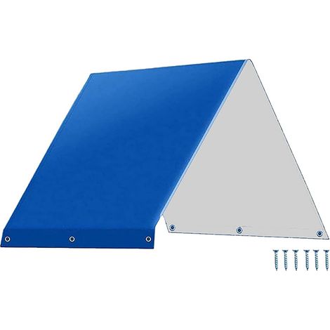 Voile d'Ombrage Imperméable pour Enfant, Tissu d'Ombrage, Toit de Balançoire Étanche Canopée, Voile d'Ombrage Abri Soleil, Toile Ombrage Imperméable (Bleu) (1/5)