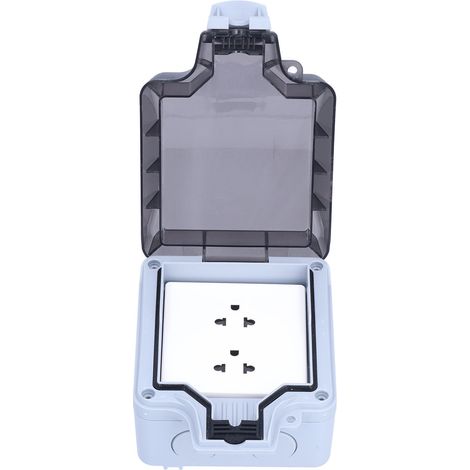 Außensteckdose, 6-Loch-Anschlussdose, wasserdicht (IP66), 127 V/250 V, 15 A (1/5)