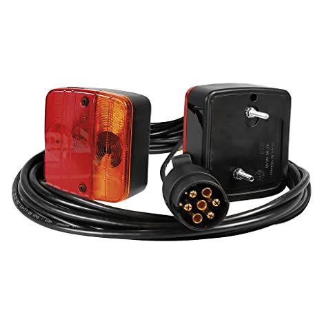 SPOTLIGHT KIT DE SIGNALISATION, FEU DE REMORQUE - KIT FEU DE SIGNALISATION ARRIÈRE - DISTANCE ENTRE FEUX : 1.5M - ALIMENTATION :