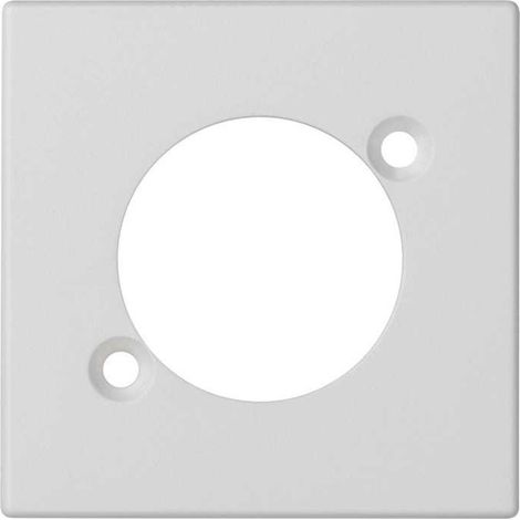 Placa K45 multimedia con 1 conector XLR blanco nieve SIMON K122/9
