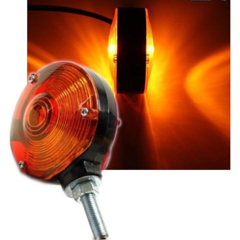 Lot de 2 feux de gabarit LED pour rétroviseurs (avec oreilles de fixation), pour camion 12–24 V — Scania, Volvo, MAN, DAF, Merce
