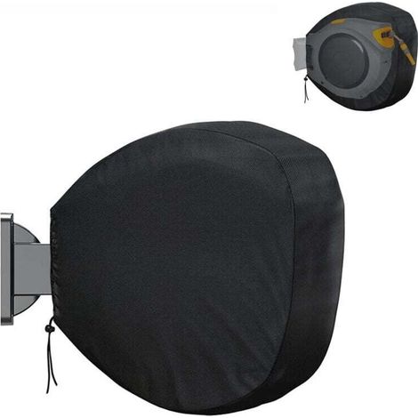 Housse de dévidoir de Tuyau de Jardin rétractable en Tissu Oxford 420D résistant aux intempéries, Housse de Protection pour Enrouleur de Tuyau d'arrosage pour Rangement de Tuyau d'extérieur (1/4)