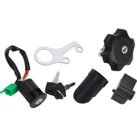 Ensemble de verrouillage de bouchon de gaz, interrupteur à clé de contact, remplacement 37000 29820 pour DRZ400S DRZ400SM (1/5)