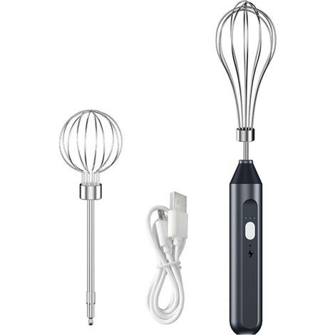 Frullatore elettrico a immersione con tre velocità, ricaricabile e senza fili, mini frullatore portatile, adatto per cucinare. (1/5)