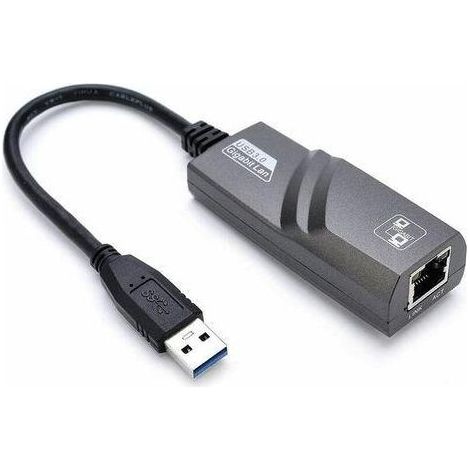 Adaptateur Usb Ethernet - 1000 Mbps - Usb 3.0 Vers Rj45 - Compatible Windows Mac Linux - Pour Ordinateur Portable Et Pc - 1 Pièce (1/5)