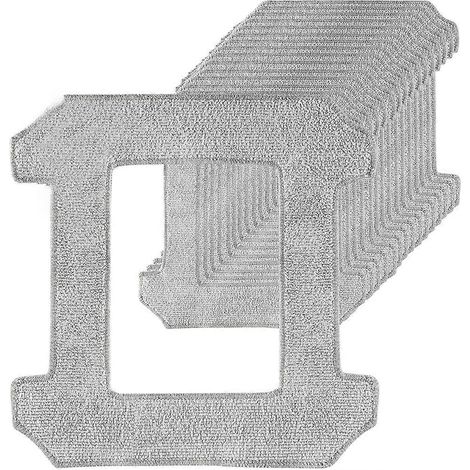 Lingettes de nettoyage pour robots lave-vitres Ecovacs Winbot W2S / W2S Omni, lingettes de nettoyage lavables en microfibre (16 pièces) (1/5)