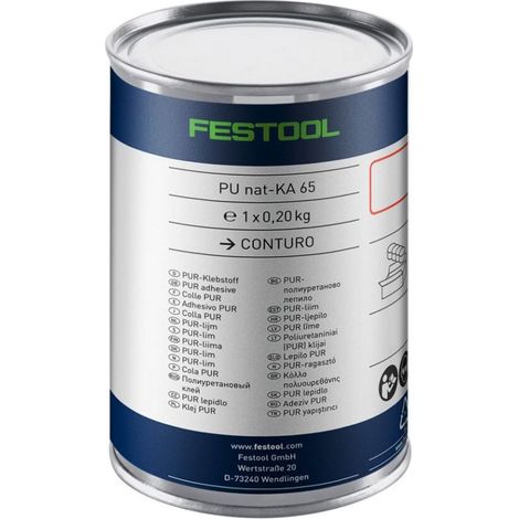 Festool Colle PU transparente PU NAT-KA 65/4