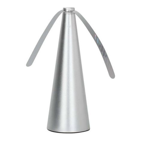 GROOFOO Ventilateur anti-mouches portable 1 pièce pour les repas intérieurs et extérieurs en gardant les mouches loin de la nourriture - Argent GROOFOO (1/4)