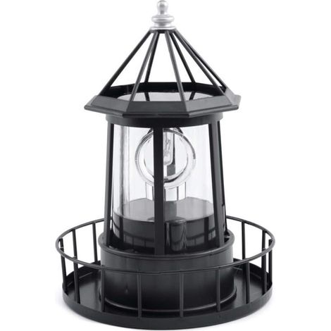 Lampe solaire rotative à LED pour jardin, décoration extérieure, idéal pour un sentier, une terrasse ou une cour (1/3)
