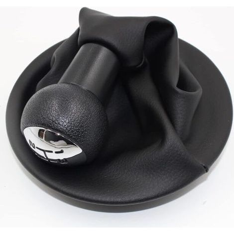 Pommeau de Levier de Vitesse avec Soufflet Compatible pour Peugeot Partner 2008-2021 Citroen Berlingo III MK3 (1/5)