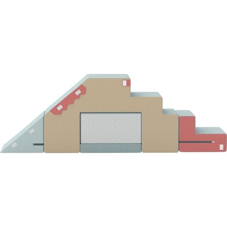 Set di 2 blocchi in schiuma per bambini, multicolore, fodere rimovibili, 79 x 39 x 44 cm, HOMVRA (1/5)