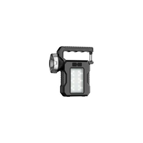 Lampe torche solaire portable, LED haute luminosité, rechargeable par USB, multifonctionnelle, pour une utilisation en extérieur, (1/2)
