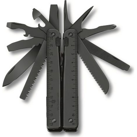Victorinox SwissTool BS Multifunktionswerkzeug Schwarz Edelstahl