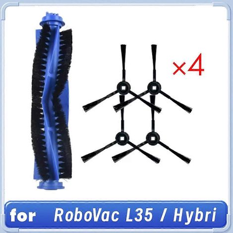 Für RoboVac L35/L35 Hybrid-Saugroboter: Ersatzteile, 4 Seitenbürsten + 1 Hauptbürste (1/4)