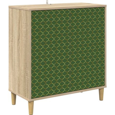 Credenza GELEEN Sonoma 69 x 33 x 75 cm Legno ingegnerizzato vidaXL