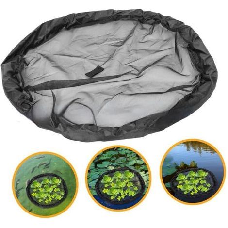 Clôture flottante pour bassin Filet flottant rond Isola Flora – Maille fine de 45 cm, pour jardin, bassin à poissons et décoration intérieure (1/4)