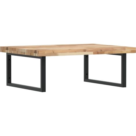 Maison Exclusive - Waschbeckenregal Wandmontage Stahl und Akazien