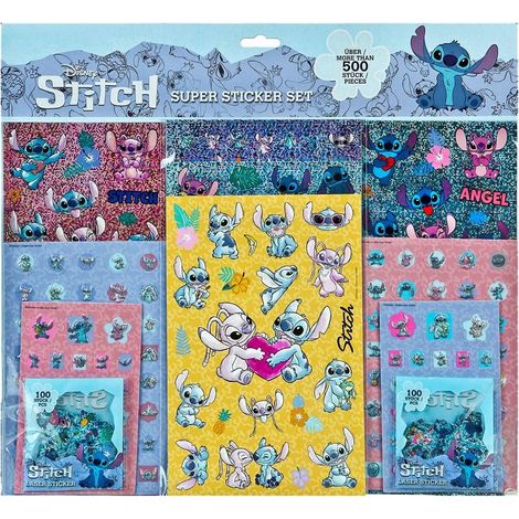 Set di 500 adesivi Stitch 2014805