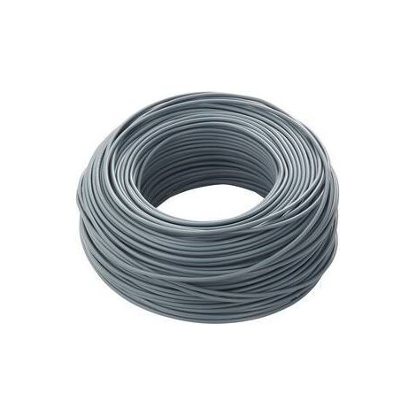 100 x CAVO ELETTRICO UNIPOL FS17 SEZ 2,5 MM GRIGIO