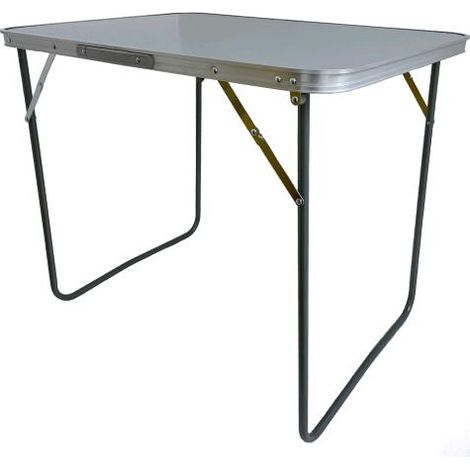 TAVOLO Tavolino da PICNIC in ACCIAIO 80x60x70H cm PIEGHEVOLE da Campeggio (1/5)