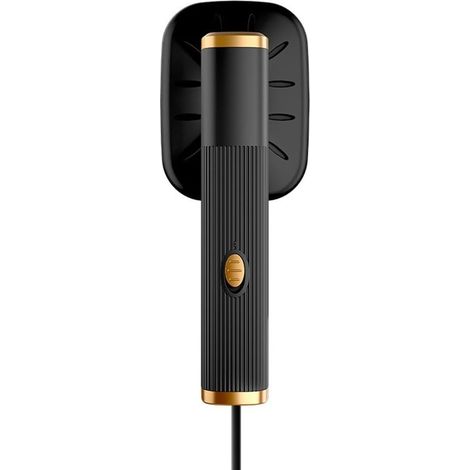 Fer vapeur portable mini chauffe rapide plaque alliage aluminium noir (1/4)