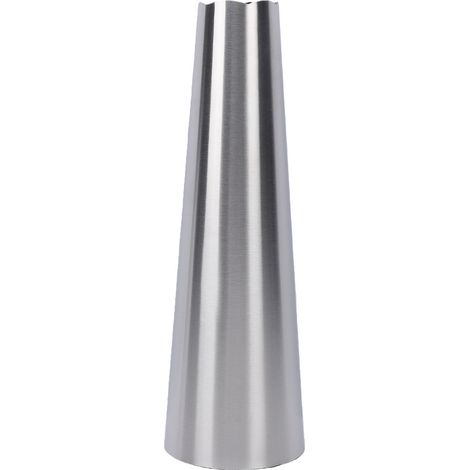 Petit vase en acier inoxydable argenté pour bureau, décoration florale, idéal pour la cuisine, la chambre, le salon ou le bureau, centre de table ou étagère. (1/5)