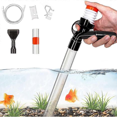 Aspirateur pour aquarium, nouveau modèle sécurisé pour le nettoyage du sable et le changement d'eau, idéal pour les passionnés d'aquariophilie 2025 (1/5)