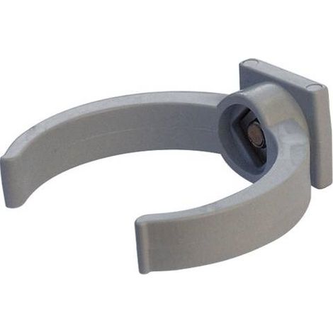 Collier lyre pour tube de descente PVC Ø50 - gris - First Plast
