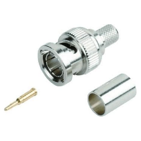 APBC13M - Connettore BNC micro maschio a crimpare per RG174