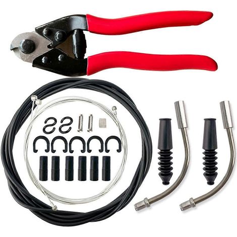 Kit de gaine de câble de dérailleur universel noir pour vélo (1/5)