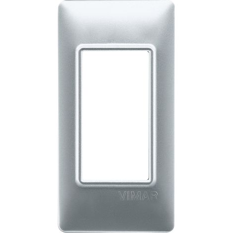 VIMAR - 14666.20 Placca 1M pannelli argento opaco