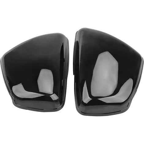 Coperchio laterale della batteria nero lucido per XV700 750 1000 Virago (1/3)